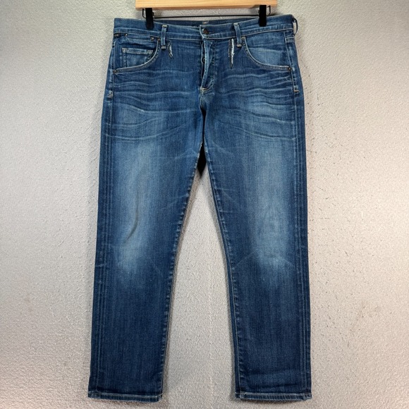 Citizens Of Humanity Emerson Slim Boyfriend Jeans Womens 29 Blue Medium Wash - Picture 1 of 16